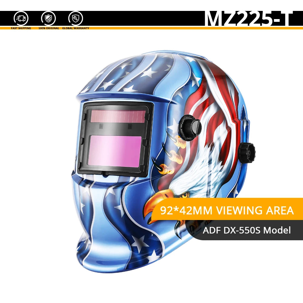 Careta de Soldadura Automática DEKOPRO Solar – Oscurecimiento Automático, Rango 4/9-13, MIG MMA TIG