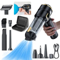 Aspirador Portátil TOKER 2 en 1 — 80000 RPM, 100W, con Bomba de Inflado para Coche, Sofá y Escritorio