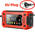 Cargador Inteligente de Batería de Coche EAFC 12V 15A/8A – Reparación por Pulsos, Pantalla Táctil, 4 Modos