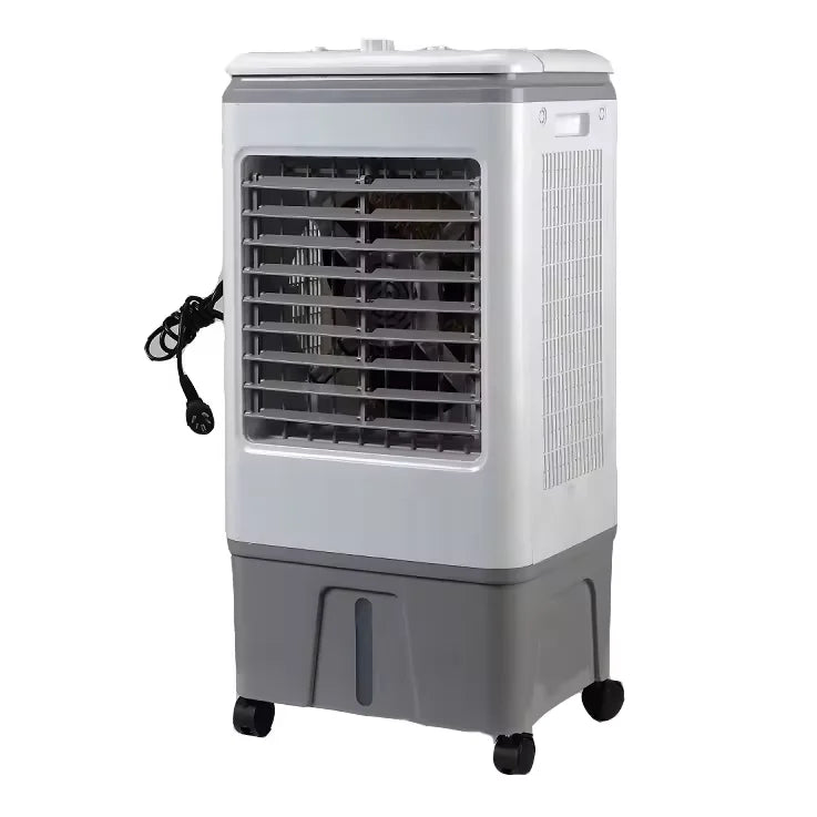 Enfriador de Aire Evaporativo Portátil, Aire Acondicionado Móvil para Hogar, Terraza y Grandes Espacios