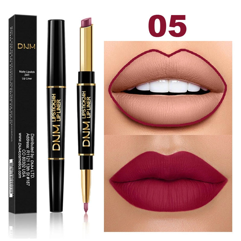 Combo de Labios Perfecto: Pintalabios Mate + Perfilador Hidratante.