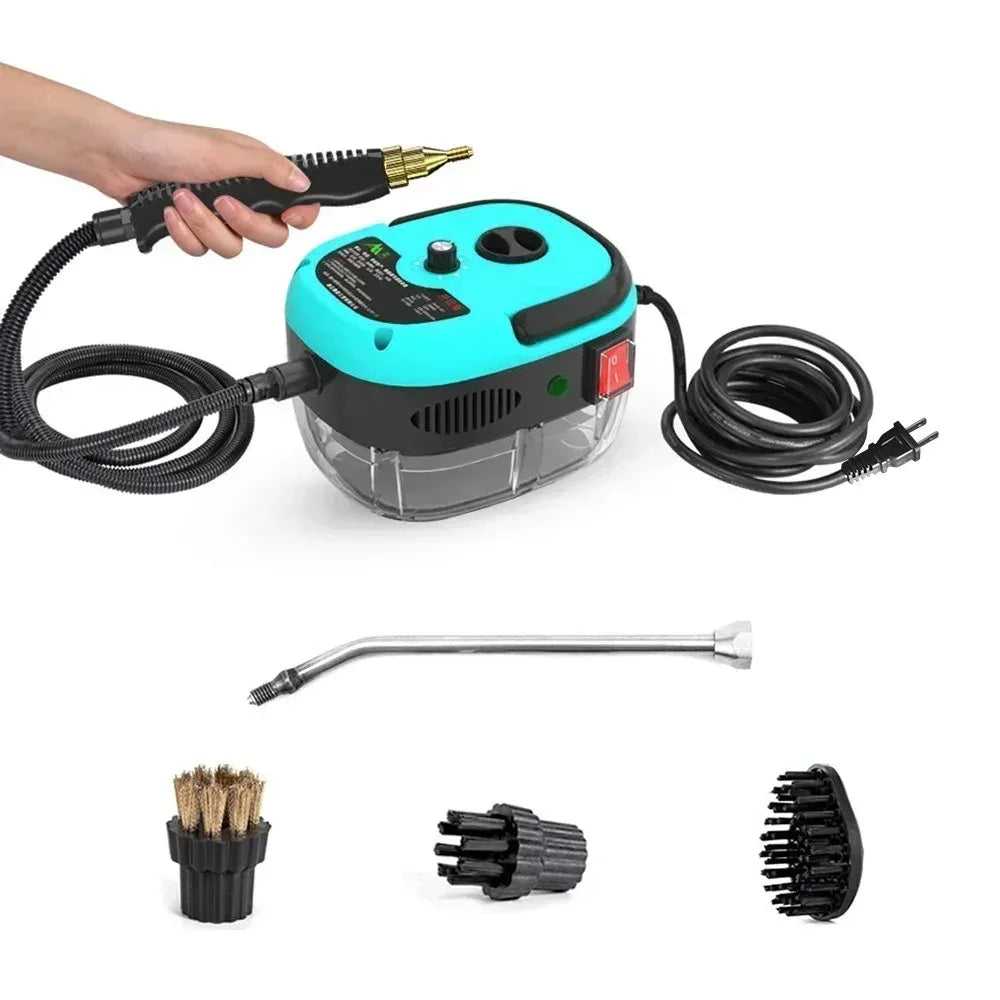Limpiadora de Vapor Portátil BALASHOV – Alta Temperatura, +1400W, Cocina, Coche, Aire Acondicionado, 220V EU