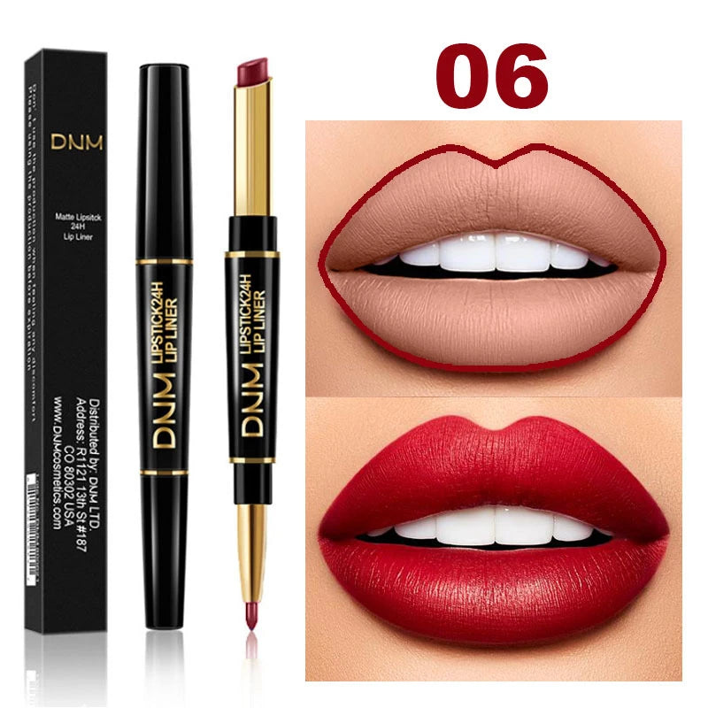 Combo de Labios Perfecto: Pintalabios Mate + Perfilador Hidratante.