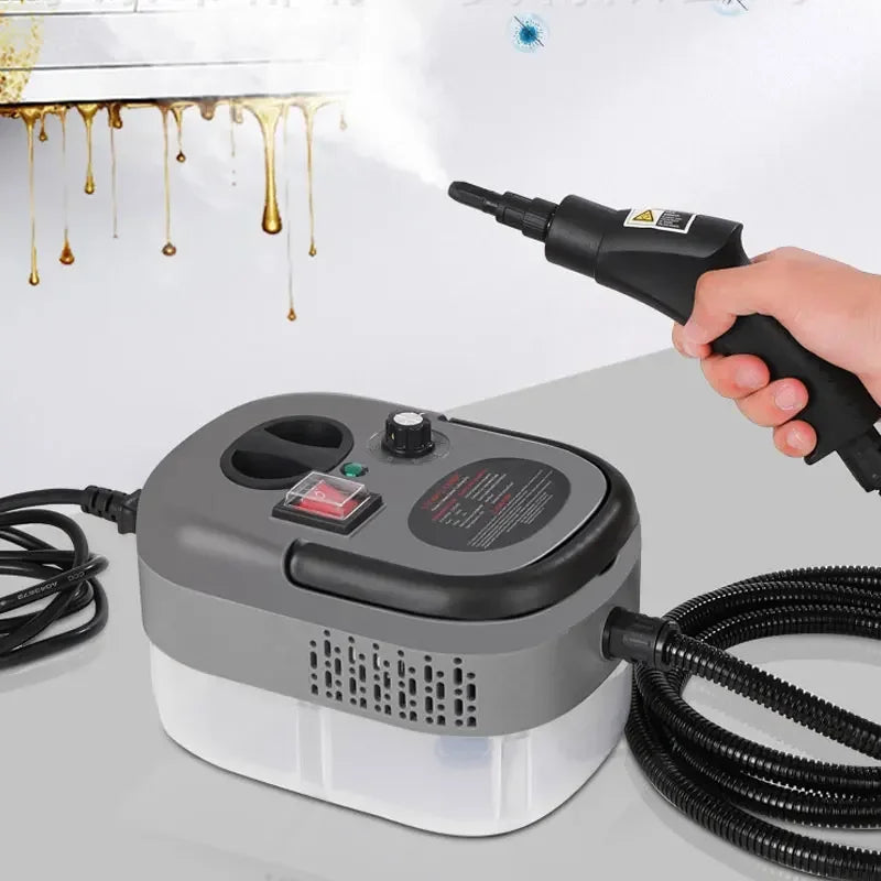 Limpiadora de Vapor a Presión BALASHOV 2500W — Portátil para Hogar, Coche y Aire Acondicionado