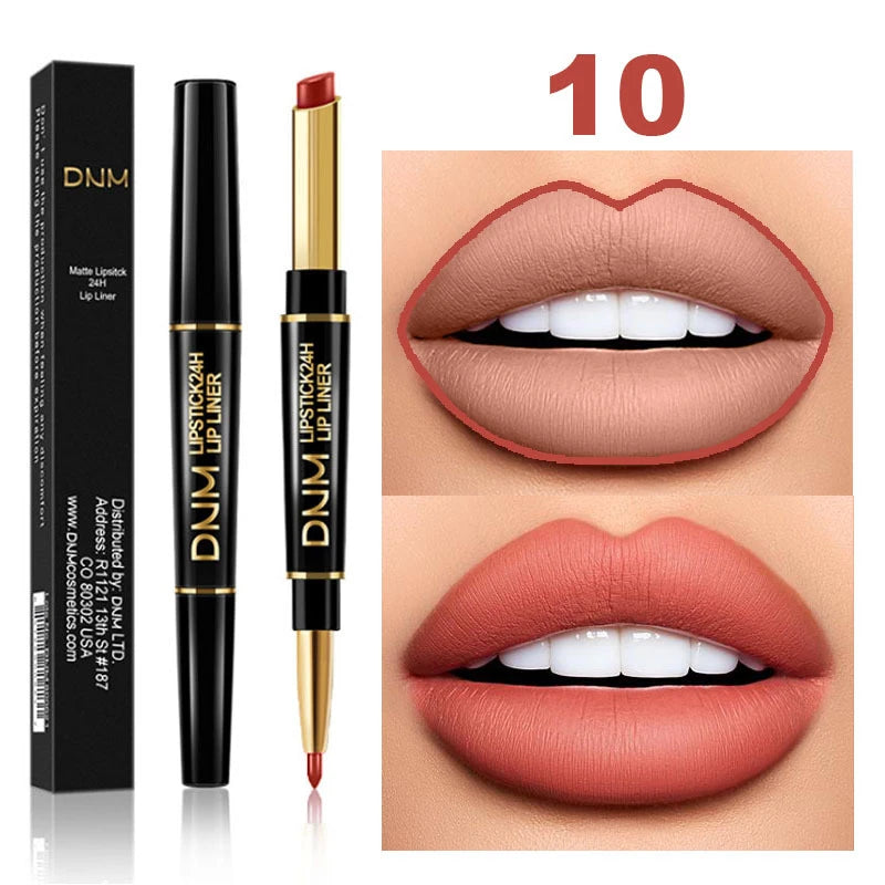 Combo de Labios Perfecto: Pintalabios Mate + Perfilador Hidratante.