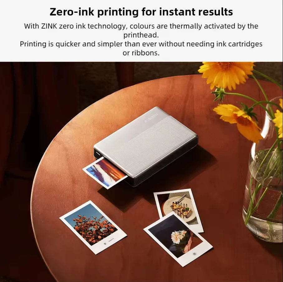 Impresora Fotográfica Portátil Xiaomi 1S – Bluetooth 5.2, Térmica ZINK, Fotos 2x3", Versión Global