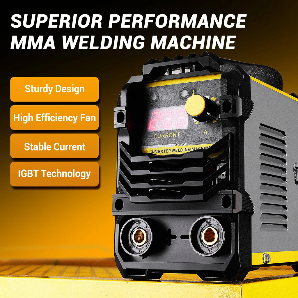 Soldadora Inversora DEKO MMA 160/200A – 4,1 KVA, Tecnología IGBT, 220V, MMA y TIG Lift