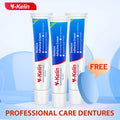 Crema Adhesiva para Prótesis Dental Y-Kelin 120g (3 tubos de 40g) — Fijación Fuerte sin Zinc
