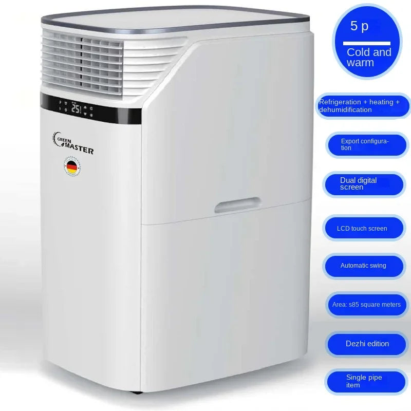 Aire Acondicionado Portátil Inverter de Alta Potencia (Frío/Calor) - Todo en Uno