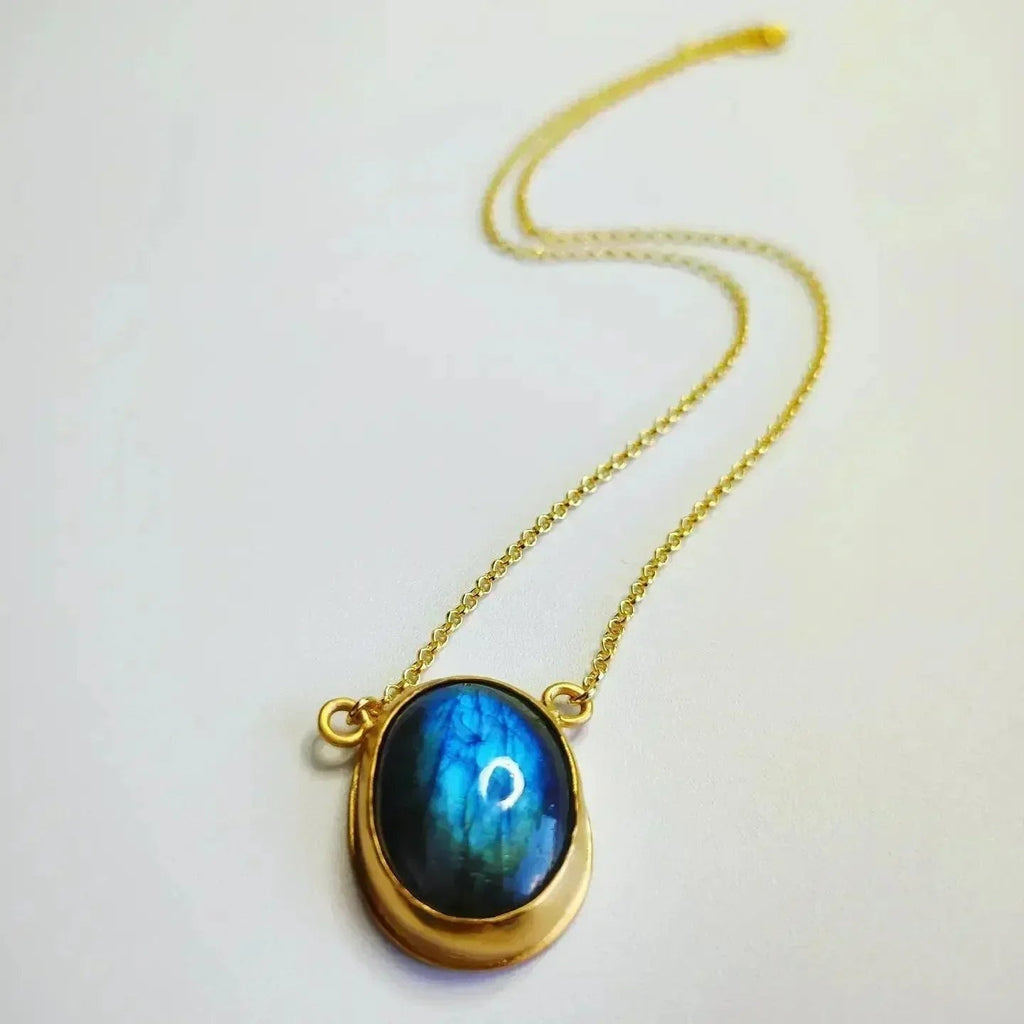 Colgante Labradorita Oval-0