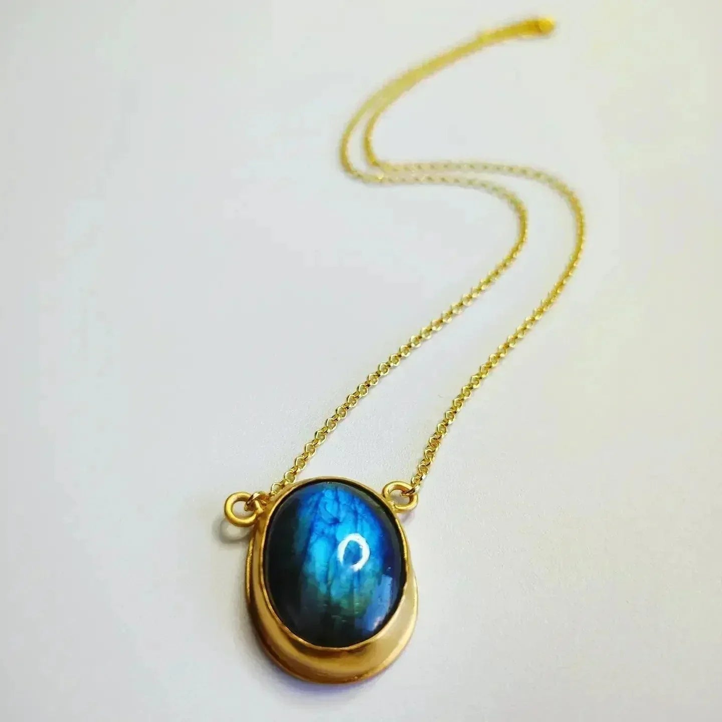 Colgante Labradorita Oval-0